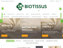 Tablet Screenshot of biotissus.com